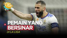 Berita video spotlight kali ini membahas tentang empat pemain yang bersinar musim ini di La Liga, salah satunya ialah Karim Benzema.