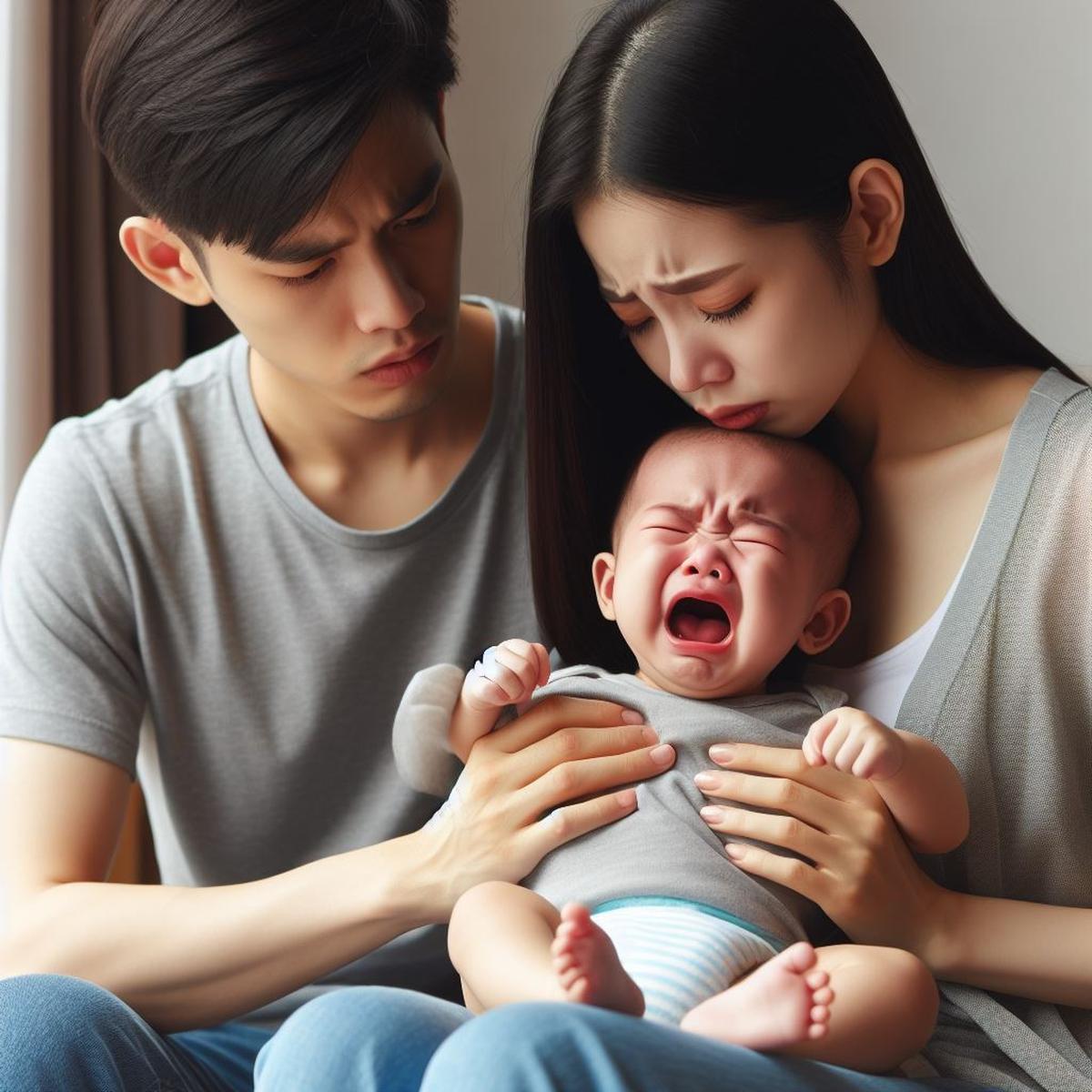 Ilustrasi Bayi Menangis