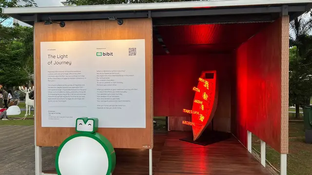 Instalasi Kreasi FX. Harsono di Art Jakarta Gardens 2023, Bukan Sekadar Hiasan Tiongkok Kuno