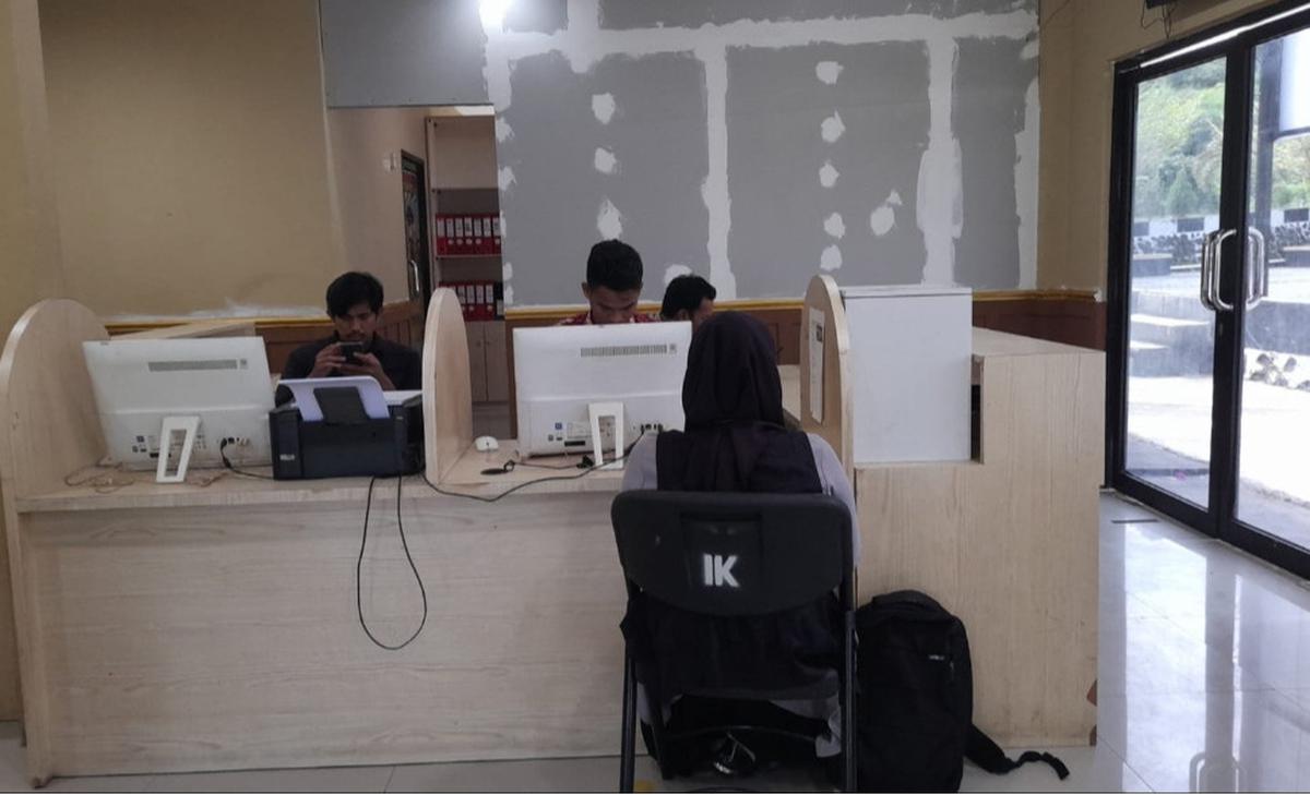 Pelaporan ke SPKT Polda Sulbar