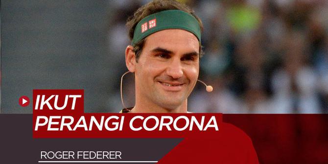 VIDEO: Seperti Cristiano Ronaldo dan Lionel Messi, Petenis Roger Federer Bantu Negaranya Lawan COVID-19