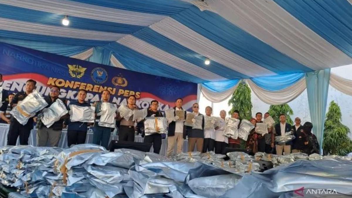 BNN Bongkar Penyelundupan 3,37 Ton Kuncup Ganja, Dikendalikan Warga Malaysia