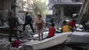 Diketahui, Israel kembali melanjutkan agresinya terhadap Jalur Gaza sejak 18 Maret 2025 atau setelah jeda dua bulan berdasarkan perjanjian gencatan senjata yang mulai berlaku pada tanggal 19 Januari 2025. (Bashar TALEB/AFP)