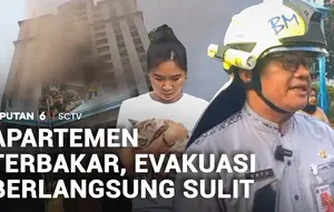 Apartemen Pavilion Jakarta Pusat Terbakar, Asap Pekat Menyulitkan Proses Evakuasi