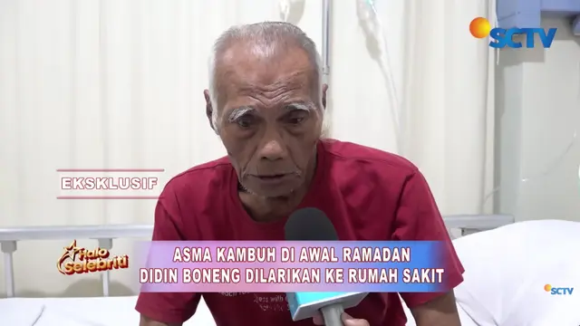 Usai Sahur, Komedian Senior Diding Boneng Dilarikan ke Rumah Sakit Akibat Asma