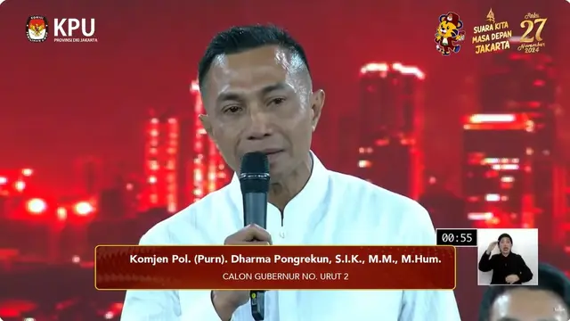 Dalam Debat Pilkada Jakarta 2024 yang Berlangsung pada Minggu, 6 Oktober 2024, Calon Gubernur Nomor Urut 2, Dharma Pongrekun, Mempertanyakan Mengapa Nama Pandemi COVID-19 Bukan Tofik? Ini Penjelasan Lengkap WHO! (YouTube KPU Provinsi