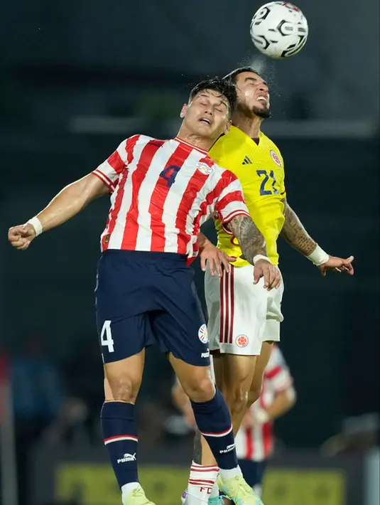 Ini juga menjadi kemenangan secara beruntun Kolombia dalam dua laga terakhir. Pada aga sebelumnya, Kolombia berhasil menaklukkan Brasil 2-1. (AP Photo/Jorge Saenz)