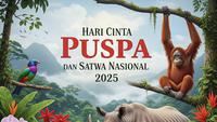 30 Caption Hari Cinta Puspa dan Satwa Nasional 2025, Sebarkan Semangat Pelestarian Alam