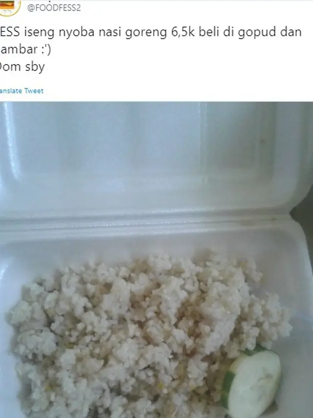 zonk saat pesan makanan online