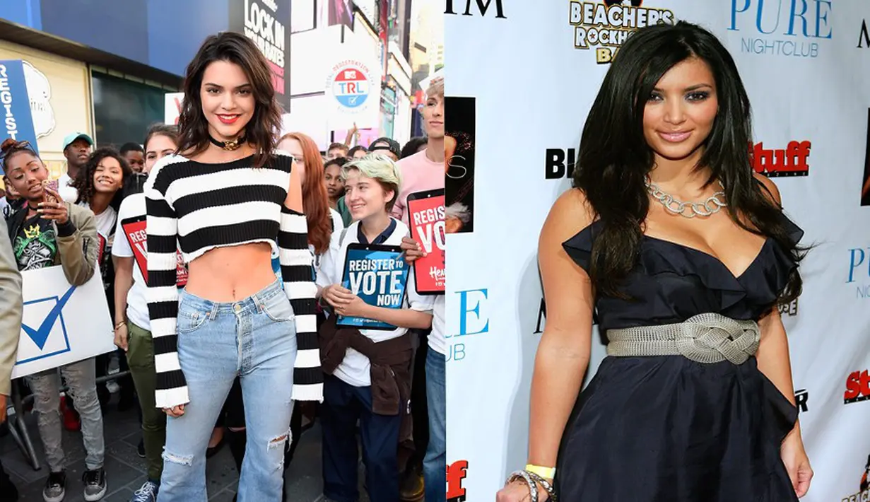 Kim Kardashian dan Kendall Jenner, kakak beradik yang sedang alami gangguan yang sama, yaitu kepanikan. Kim yang masih panik dengan keadaannya paska perampokan dan Kendall yang derita kelumpuhan saat tidur. (AFP/Bintang.com)