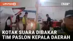 Kotak Suara di Jambi Dibakar Tim Salah Satu Paslon Kepala Daerah