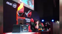 Piala juara 1 Asus ROG Masters Indonesia untuk gim Dota 2. (Doc: Istimewa)