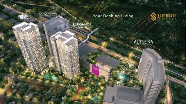 Aeon Mall Tanjung Barat di Soutgate Residence.