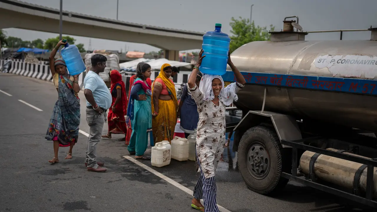 Pengungsi Akibat Hujan Monsun di India