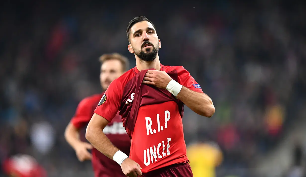 1. Munas Dabbur (RB Salzburg) - 7 gol dan 1 assist (AFP/Joe Klamar)