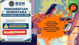 Ragam Hoaks Terkait MBG, Simak Daftarnya