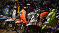 Deretan motor Honda yang mengikuti Honda Modif Contest 2018 (Wahana)