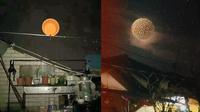 Gerhana bulan ala netizen (Sumber: Twitter/maman1965/baskara_eki)