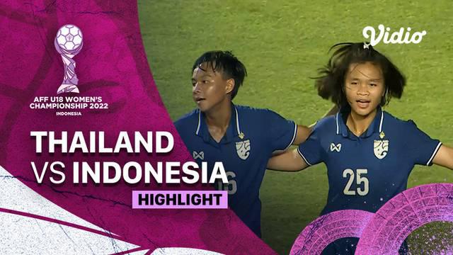 Berita Video, Timnas Indonesia Putri U-18 Gugur dari Piala AFF U-18 Usai Kalah Melawan Thailand 0-3 pada Kamis (28/7/2022)