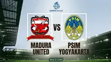 Ilustrasi Madura United Vs PSIM, BRI Super League. (Bola.com/AI)