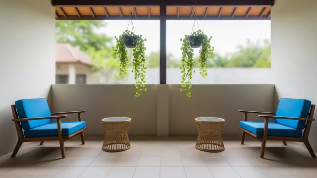 7 Desain Teras Sederhana dengan Lantai Keramik Dingin yang Cocok untuk Iklim Panas, Nyaman dan Tetap Estetis