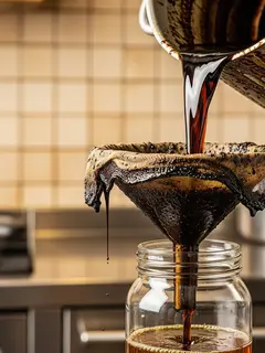 Bersihkan Minyak Jelantah Bekas Gorengan (Gemini AI)