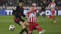 Barcelona meraih kemenangan 5-2 atas Red Star Belgrade pada laga keempat league phase Liga Champions musim ini di&nbsp;Rajko Mitic Stadium, Kamis (7/11/2024) dini hari WIB. (AP Photo/Darko Vojinovic)