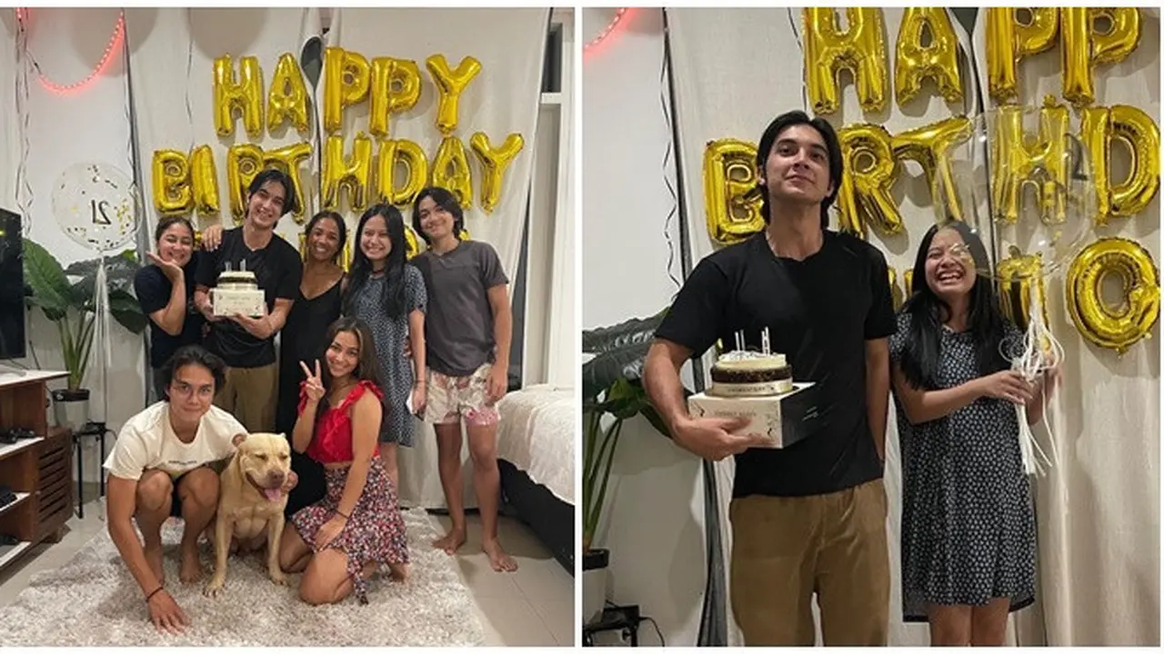 6 Potret Ulang Tahun Junior Roberts, Makin Lengket dengan Hanggini