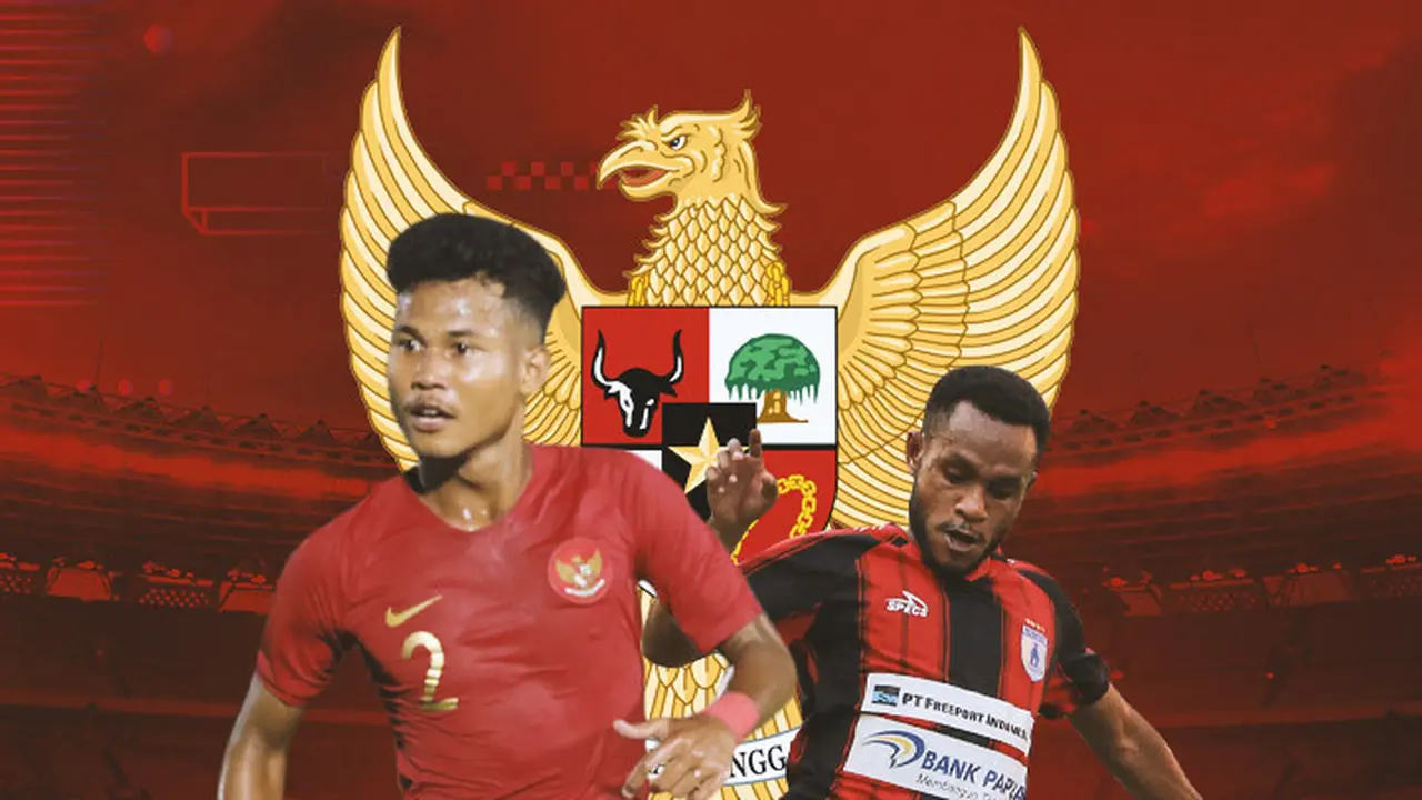 Timnas Indonesia - Bagas Kaffa dan Gunansar Mandowen