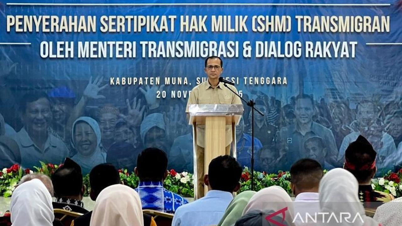 Mentrans Dorong Kontrak Ulang untuk Perjelas Hak Transmigran dan Cegah Sengketa Lahan