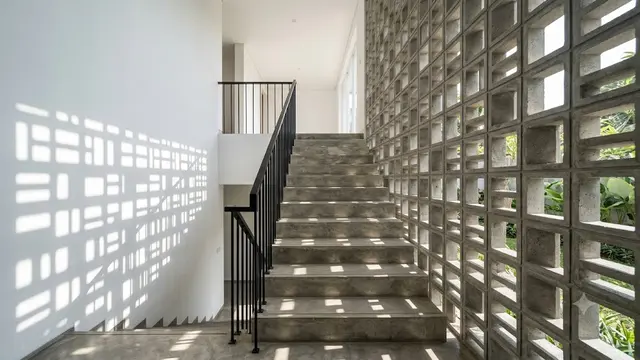 Roster Beton Geometris Minimalis
