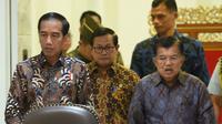Presiden RI, Joko Widodo (Jokowi), menunjuk wakilnya, Jusuf Kalla, sebagai Ketua Pengarah Penyelenggaraan Asian Games 2018. (Setkab)