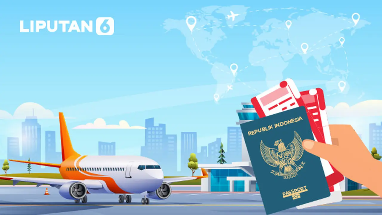 Banner Infografis 43 Negara Bebas Visa & Visa on Arrival untuk Paspor Indonesia.