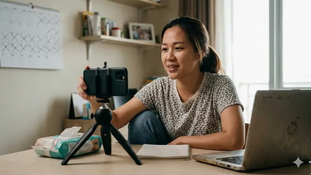 Trik Bisnis Affiliate untuk Ibu Rumah Tangga Tanpa Follower Banyak (Foto: Gemini AI)