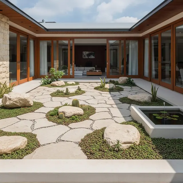 Model Teras Rumah dengan Sistem Pencegah Ular