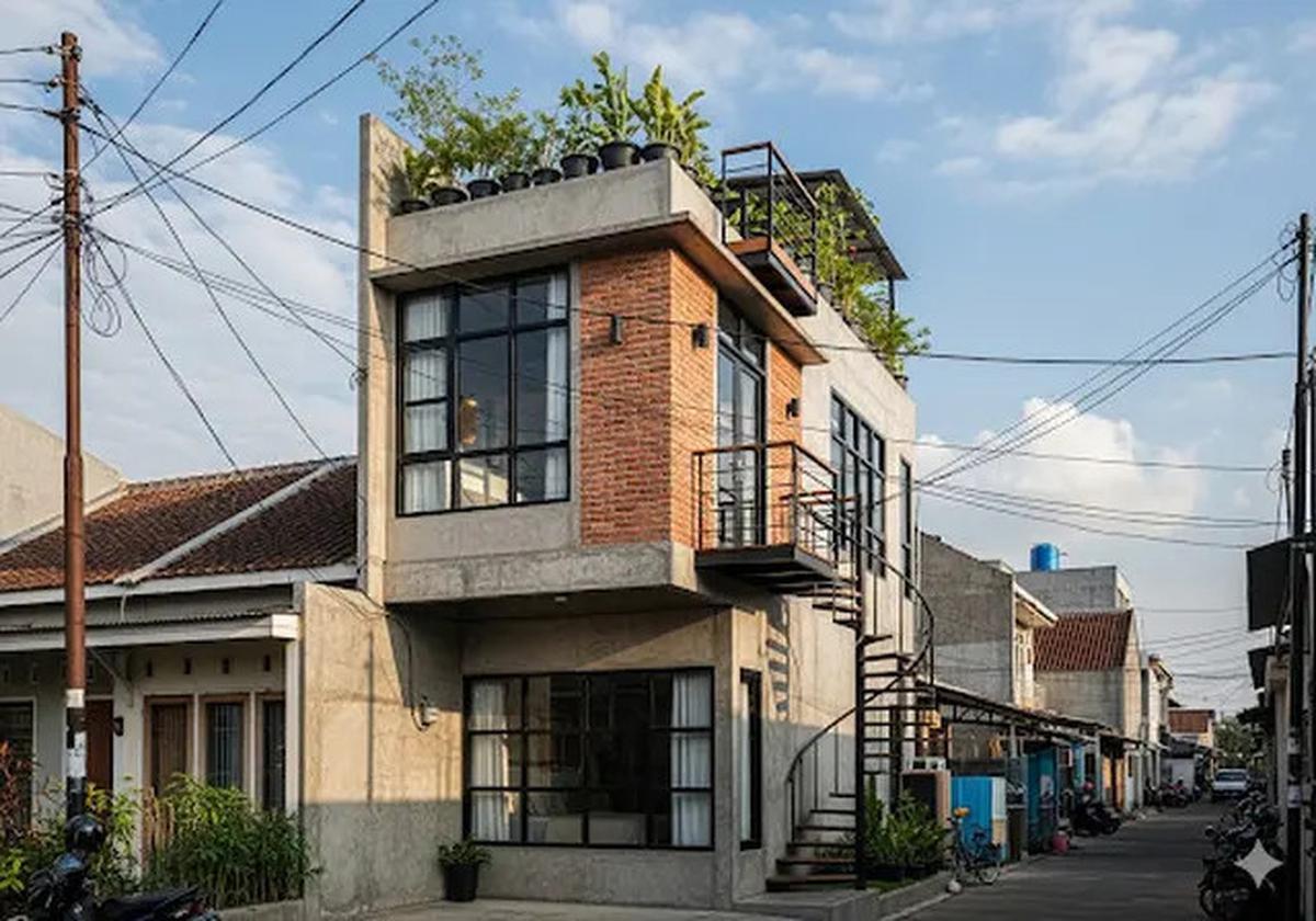 10 Inspirasi Rumah Sederhana 5x8 Meter 2 Lantai 2 Kamar yang Nyaman dan Elegan