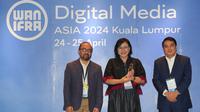 Liputan6.com meraih Gold Winner dalam kategori Best Fact Checking Project untuk program Fact-6ers Synergy. (Dok WAN-IFRA)