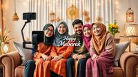 video ucapan lebaran kreatif ©Ilustrasi dibuat AI