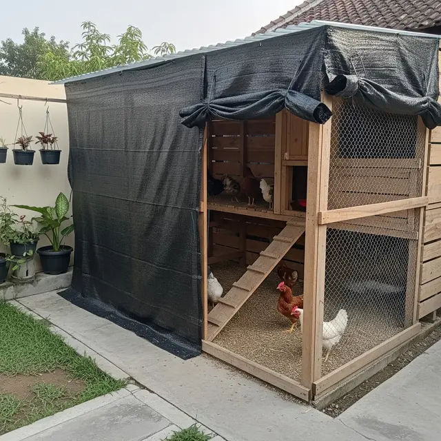 6 Posisi Kandang Ayam yang Tidak Kena Panas Langsung, Produktivitas Optimal
