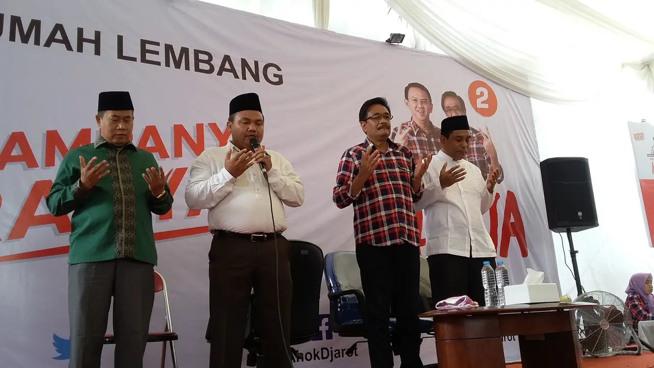 Djarot Doa di Rumah Lembang