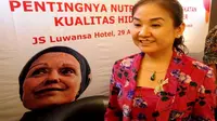 Ellen Martini, penyintas kanker payudara yang aktif di Yayasan Kanker Indonesia. (Foto: Liputan6.com/Fitri Haryanti Harsono)
