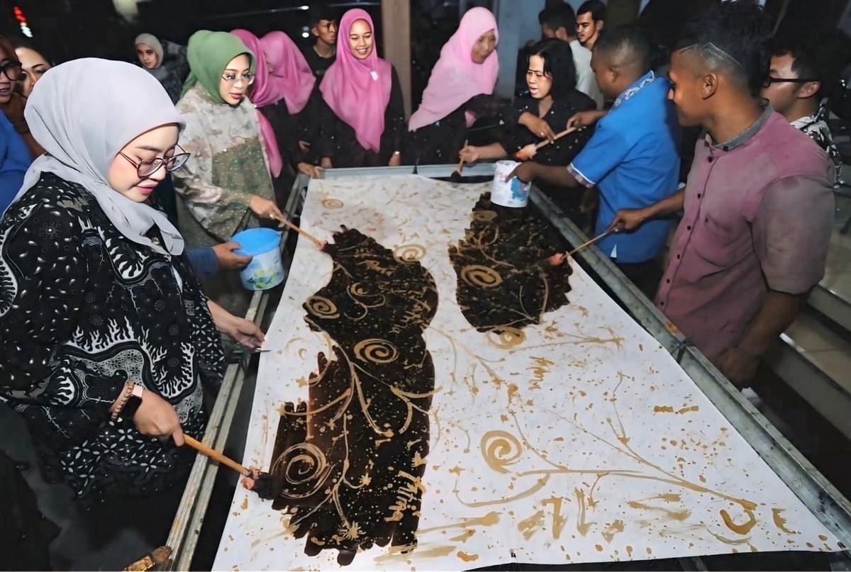 Fatma Saifullah Yusuf kunjungan ke Batik Owens dan Batik Ciprat Jombor