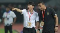 Yoo Jae-hoon ketika mendampingin Shin Tae-yong di Timnas Indonesia (c) M. Iqbal Ichsan