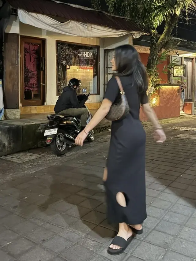 Marsha Aruan saat Liburan di Bali. [@aruanmarsha]