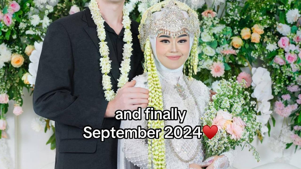 Wanita Ini Perlihatkan Tingkah Lucu Suami Bule di Hari Pernikahannya, Bikin Ngakak