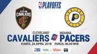 NBA Playoff 2018 Cleveland Cavaliers Vs Indiana Pacers Game 5 (Bola.com/Adreanus Titus)