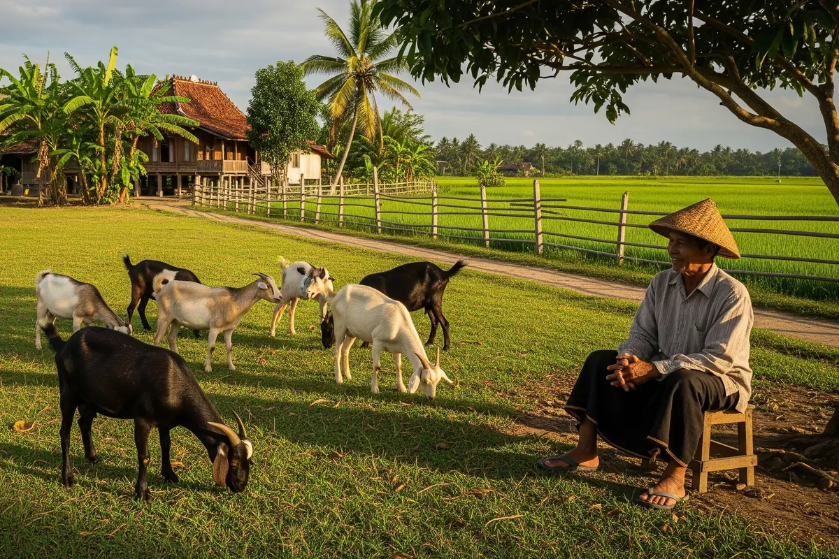 Ternak Kambing/Domba Skala Kecil/Gemini AI