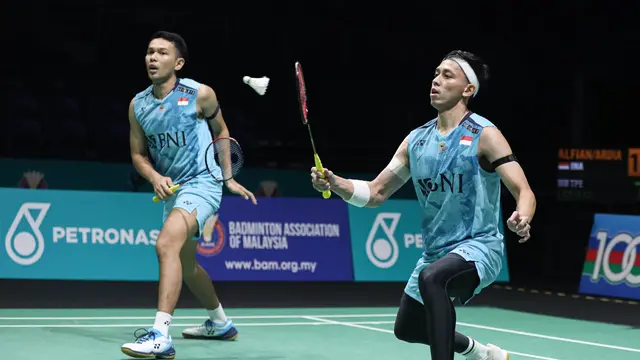 Fajar Alfian/Muhammad Rian Ardianto - Malaysia Open 2024 - Bulu Tangkis