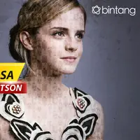 Meski terlihat cupu di masa kecil, Emma Watson tumbuh menjadi cewek cerdas yang memesona. (Digital Imaging: Muhammad Iqbal Nurfajri/Bintang.com)