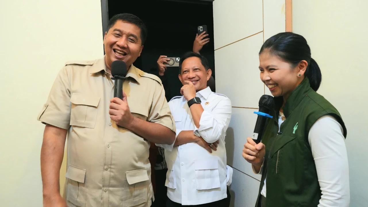 Pastikan Program Unggulan Presiden Berjalan, Mendagri Tinjau Program Perumahan Rakyat di Tomohon